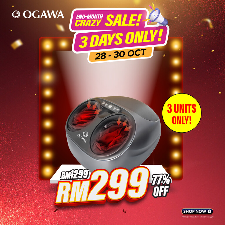 [Apply Code: 6TT31] Ogawa iReflex Foot Massager*